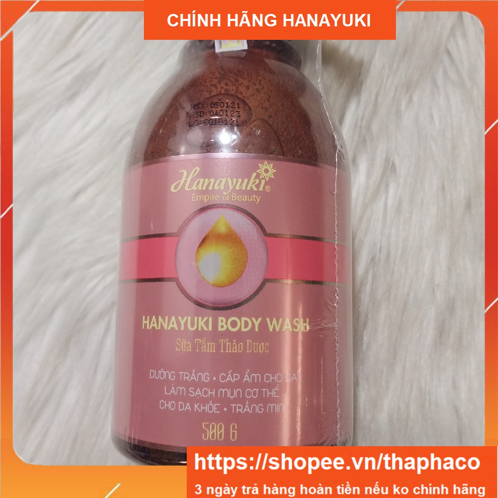 Sữa Tắm HANAYUKI Body Wash Chai 500gr Date 2024 Chính Hãng | BigBuy360 - bigbuy360.vn