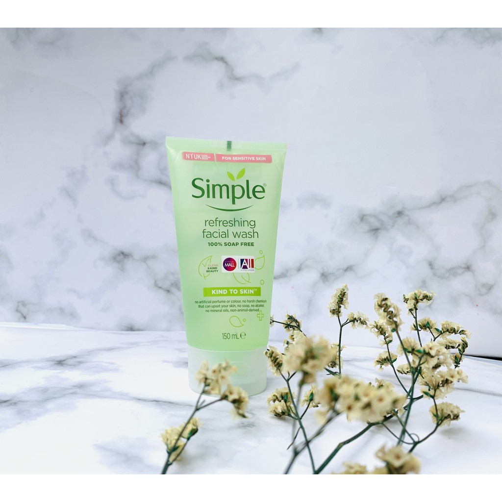 [TOP 1 SHOPEE] Sữa rửa mặt Simple Refreshing/Micellar Facial Gel Wash (Bill Anh) | BigBuy360 - bigbuy360.vn