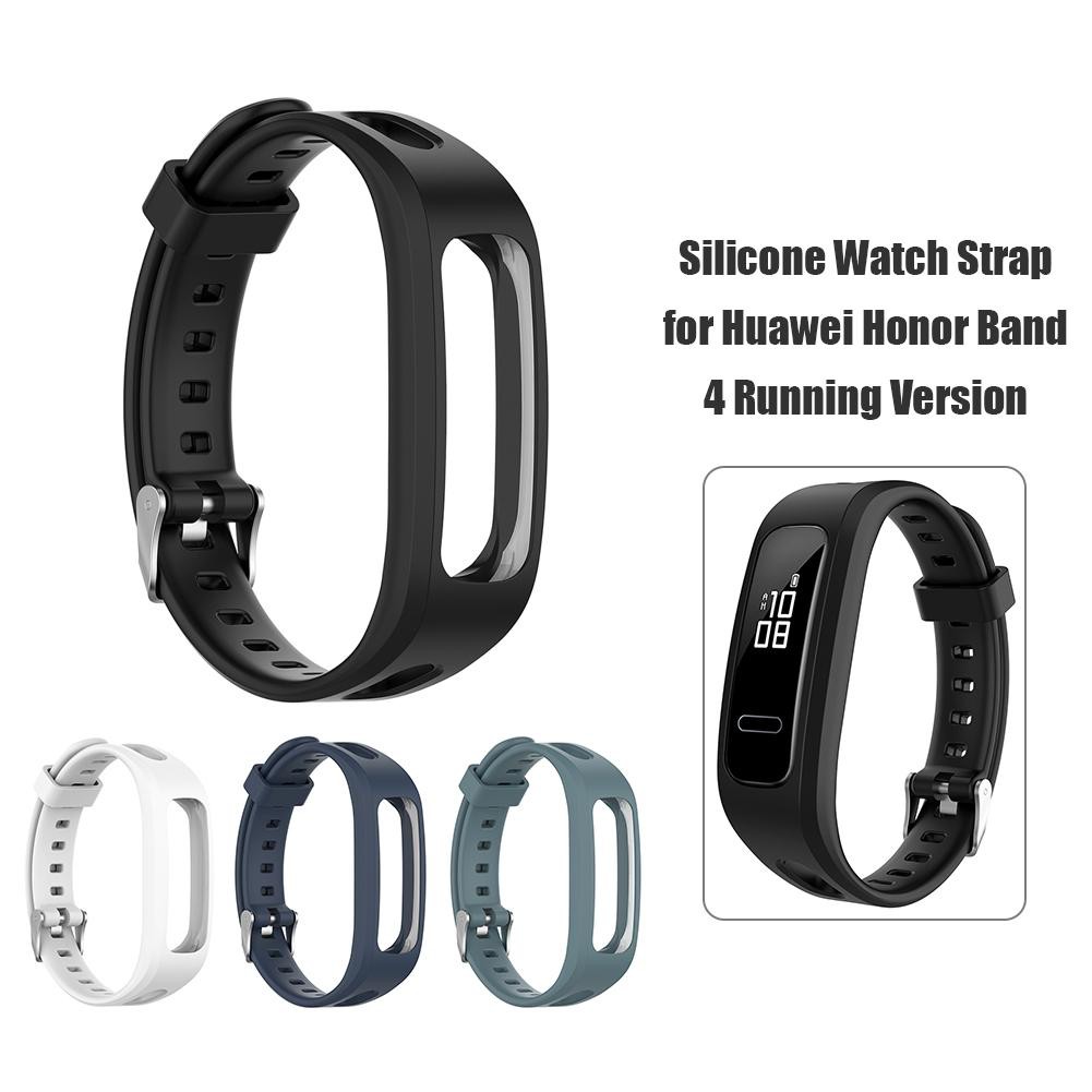 Dây đeo đồng hồ bằng silicon thay thế cho Huawei Honor Band 4 Running/ Huawei Band 3e