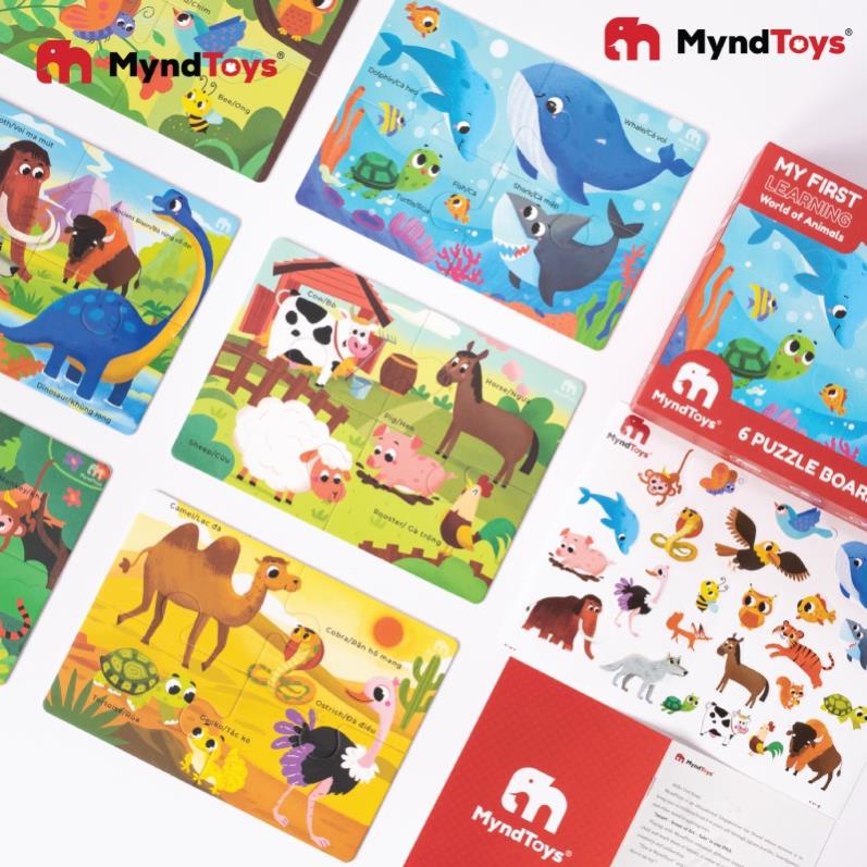 Đồ Chơi Giáo Dục Myndtoys My First Learning - World of Animals Dành Cho Các Bé Trên 3 Tuổi