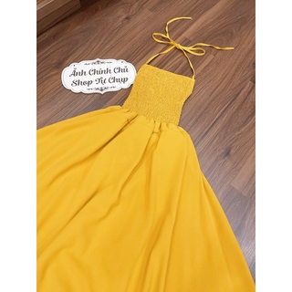[FREESHIP] Đầm Maxi Bèo Hở Lưng -  Nhà Lỳ Có Maxi