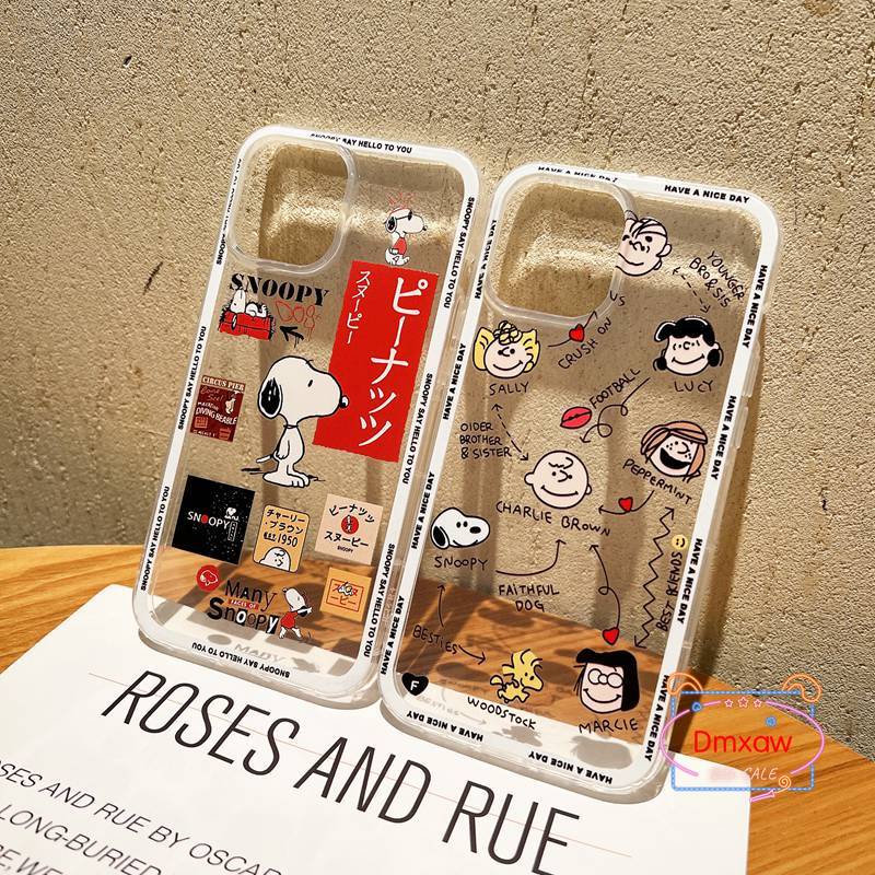 Ốp Điện Thoại Hoạt Hình Snoopy Cho OPPO A96 A36 A76 A95 A55 5G A16K A16 A94 A93 4G A91 Reno 3 4G A92 A72 A52 A53 A31 A5 A9 2020 A15 A15S