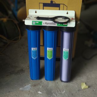 COMBO CỐC LỌC 20 INCH + LÕI LỌC NƯỚC + GIÁ ĐỠ (AQUALITE)