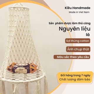 Ghế đu cho Mèo cưng - ghế đu cho Mèo chất liệu Macrame - sợi đan thủ công