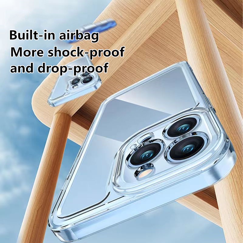 Ốp lưng iphone Trong Suốt Viền Thẳng Chống Sốc Cho iphone 14 pro max 6/6plus/6s/6splus/7/7plus/8/8plus/x/xr/xs/11/12/13/pro/max/plus/promax