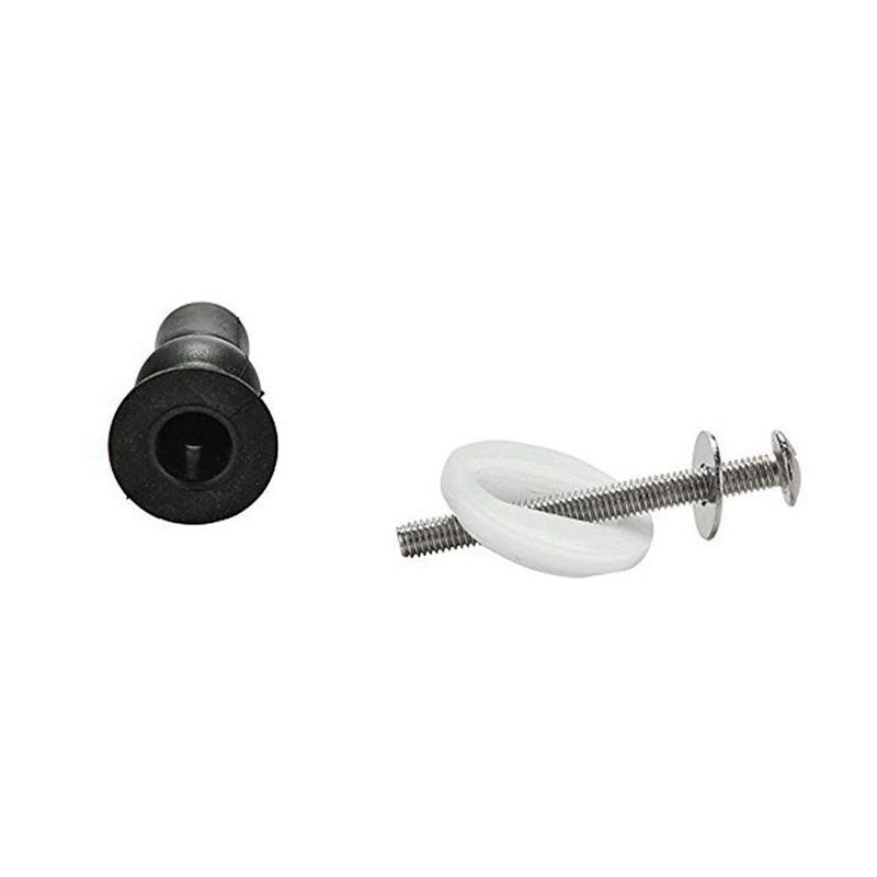 Set 2 Cặp Ốc Vít Cao Su Cố Định Bệ Ngồi Bồn Cầu Kèm 4 Đai Ốc Tiện Dụng