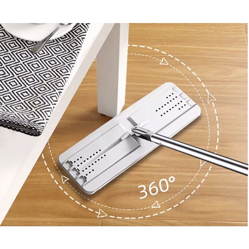 Bộ cây lau nhà 2 ngăn tự vắt thông minh Parroti Pro PR01 - PRO MAX xoay 360 độ