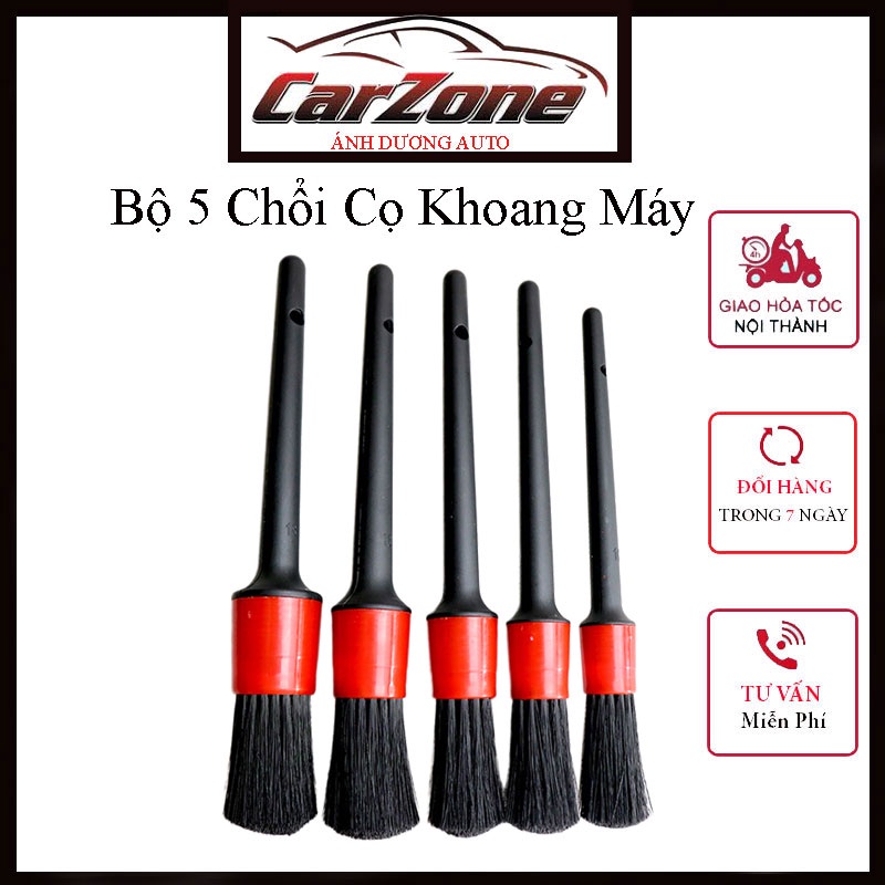 Chổi Vệ Sinh Nội Thất Xe Ô Tô – Bộ Chổi Vệ Sinh Nội Thất Xe Ô Tô , Bộ 5 Chiếc