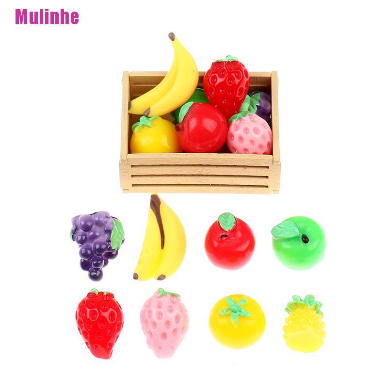 Set 5 Rau Củ Quả 1: 12 Trang Trí Nhà Búp Bê