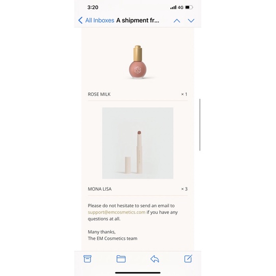 EM COSMETICS - Lip Cushion Tinted Lip Luminizer “Mona Lisa” | son dưỡng môi bóng màu hồng be