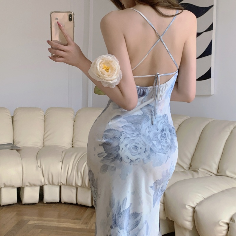 Đầm Hai Dây Dáng Dài Thời Trang Thanh Lịch Dành Cho Nữ | BigBuy360 - bigbuy360.vn