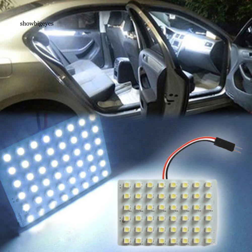 Bảng đèn LED T10 4W 12V bge _ SMD 48 bóng gắn trần xe hơi