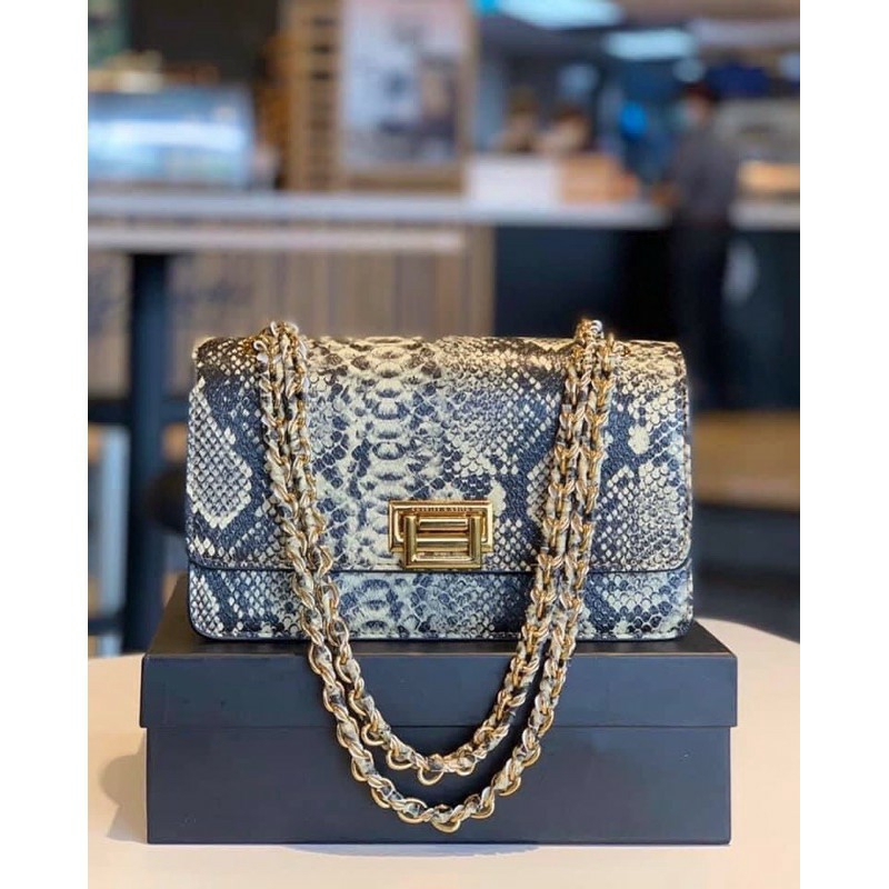 Túi xách nữ, túi đeo chéo da rắn hàng đẹp - h51