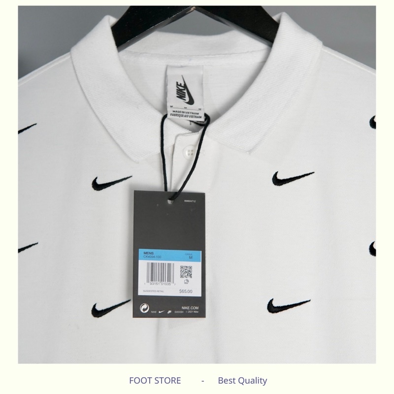 Áo polo Nike thêu full logo siêu cấp Áo polo Nike nam nữ cao cấp