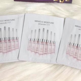 Combo 50 gói Huyết thanh dưỡng ẩm siêu việt Ohui Miracle Moisture Ampoule 777