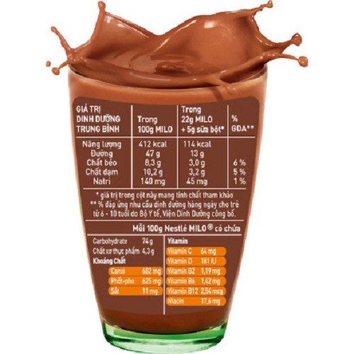 [CHÍNH HÃNG] Thức Uống Lúa Lạch Nestle' Milo Active-Go Thùng 48 Hộp x 180ml