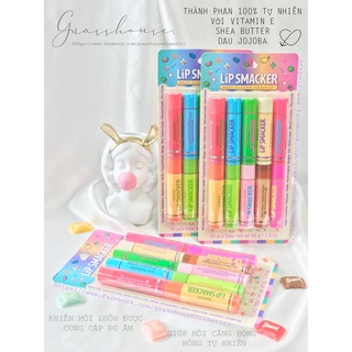 (BILL US) SON DƯỠNG MÔI LIP SMACKER FRUITTY VỊ TRÁI CÂY NHIỆT ĐỚI TRUYỀN THỐNG (KHÔNG PHẢI HÀNG NỘI ĐỊA TRUNG )