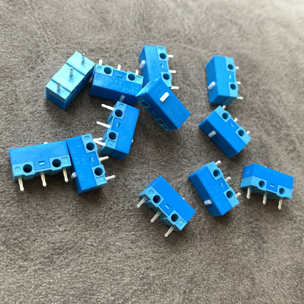 5 Nút Switch chuột Huano Xanh 20 triệu lần bấm