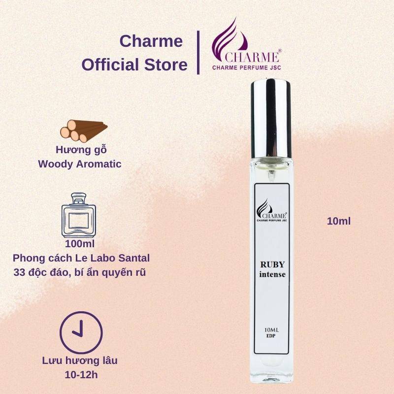 Nước hoa nam Charme Ruby Intense 10ml