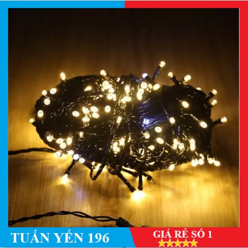 [Giao hỏa tốc trong ngày] Led dây nháy dài 40m ánh sáng vàng