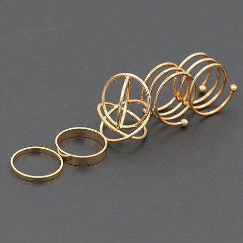 Set 6 Nhẫn Đốt Ngón Tay Bản Mỏng