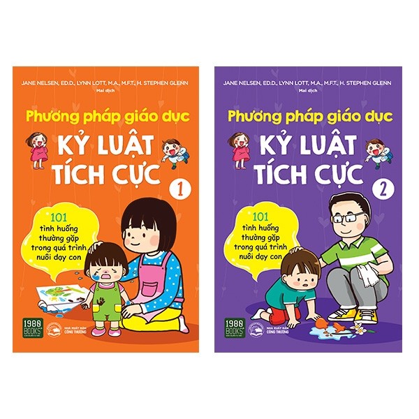 Sách - Com Bo Phương Pháp Giáo Dục Kỷ Luật Tích Cực (Bộ 2 Tập) + tặng bookmark