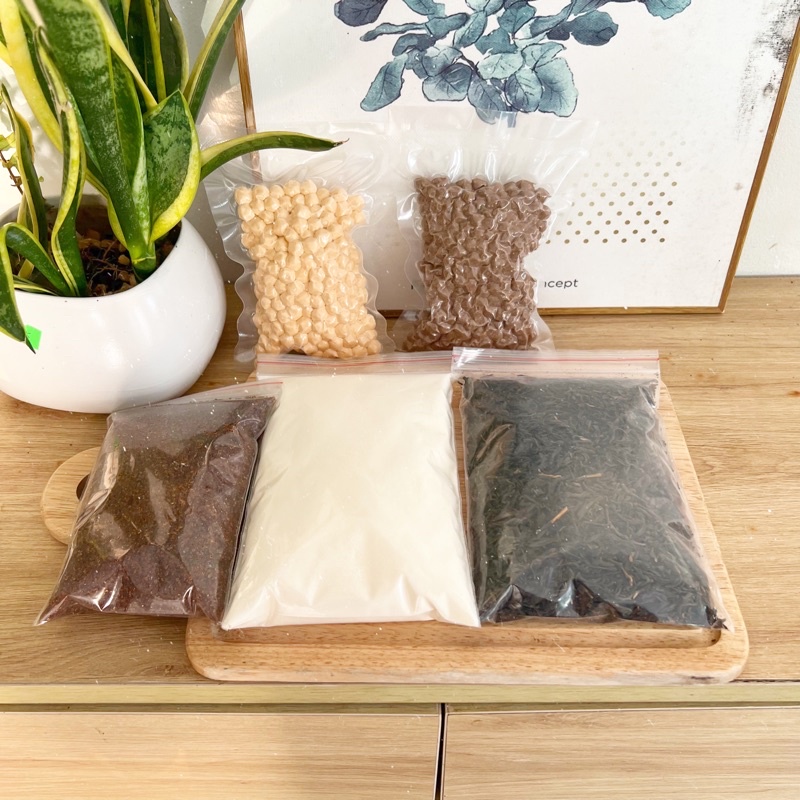 Set Trà Sữa Tự Pha Trân Châu Đường Đen THE GARDEN, Nguyên Liệu Làm Trà Sữa Phúc Long, Matcha 10 vị 30 Ly