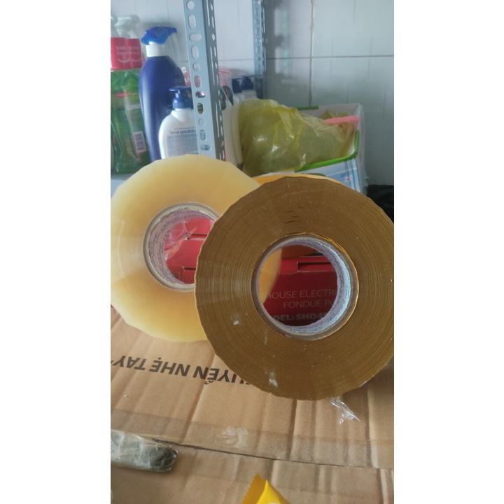 Băng Dính 1Kg/ 1Cuộn Siêu Tiết Kiệm - lõi siêu mỏng 3li