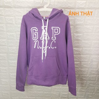 (Ảnh Thật - Có Video) Áo hoodie GAP xuất dư MÀU TÍM