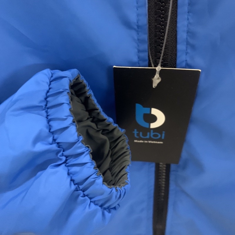 Áo khoác Tubi 2 Mặt Xanh Dương - Xám Chì