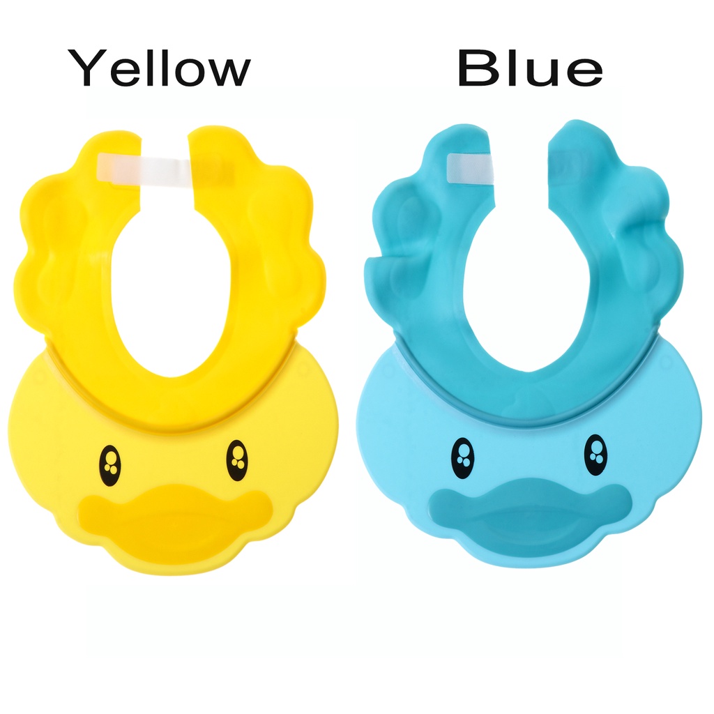 (Hàng Mới Về) Mũ Silicone Chắn Nước Đa Năng Bảo Vệ Mắt Và Tai Khi Tắm Cho Bé