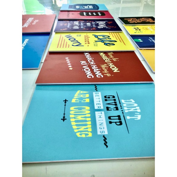 TRANH TREO TƯỜNG, DÁN TƯỜNG Inphattin, tranh động lực decor, slogan trang trí văn phòng góc làm việc, rẻ bền đẹp.