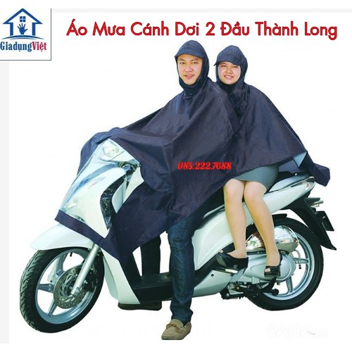 Áo Mưa Cánh Dơi 2 Đầu Thành Long Siêu Bền Siêu Rộng (Chọn mẫu)