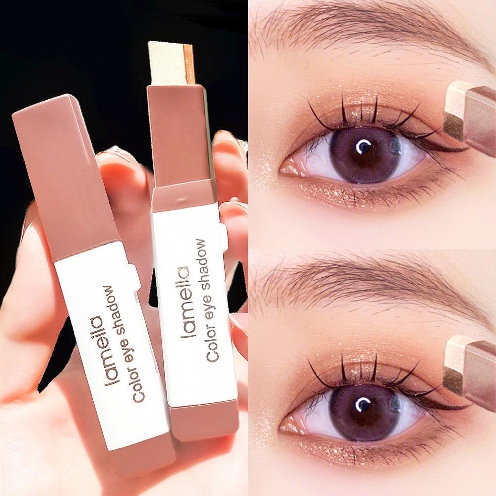 Phấn Mắt 2 Line Dạng Thỏi Lameila  Color Eye Shadow Bền Màu, Không Trôi 3.8g
