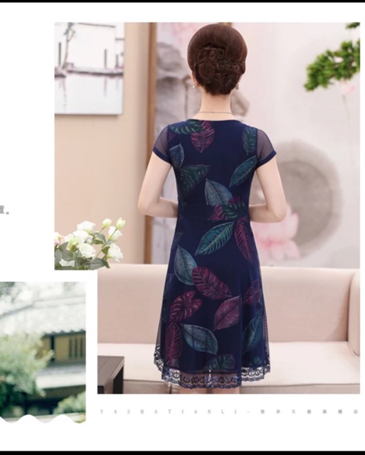 Đầm trung niên sang chảnh 2020