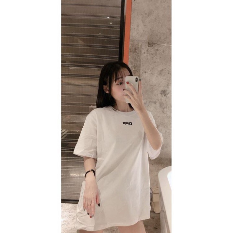 ÁO THUN, ÁO PHÔNG TAY LỠ UNISEX FORM RỘNG OVERSIZE OFF WHITE M166 KL SHOP LANANHSHOP