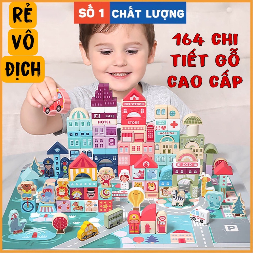 Mô hình giao thông đô thị bằng gỗ cao cấp