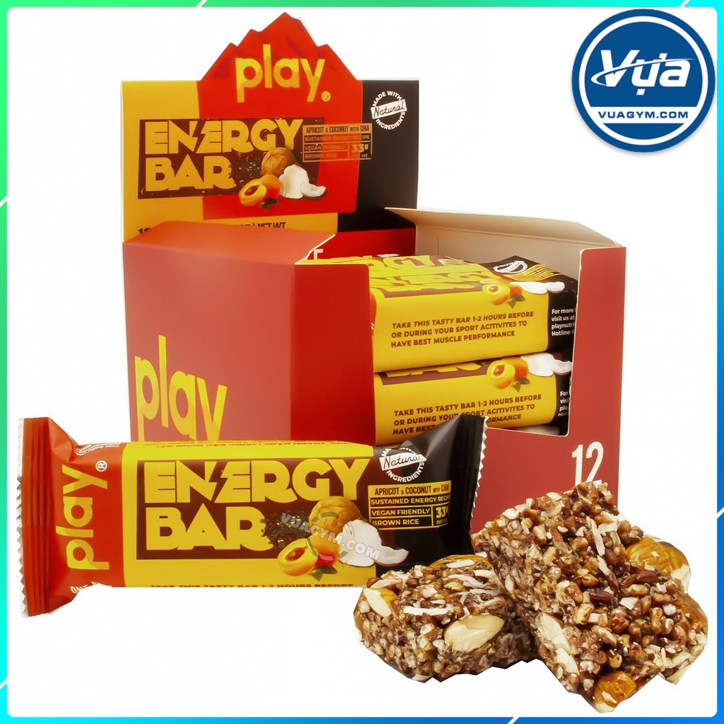 Bánh năng lượng play nutrition energy bar 33g - ảnh sản phẩm 1