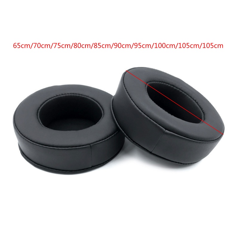 1 Cặp Đệm Tai Nghe Thay Thế Bằng Da pu 65mm-110mm