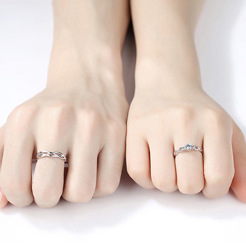 Nhẫn Thời Trang Có Thể Điều Chỉnh Phù Hợp Làm Quà Cho Cặp Đôi