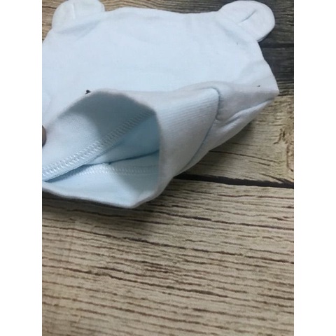 Combo 2 mũ thóp heo cotton cho bé