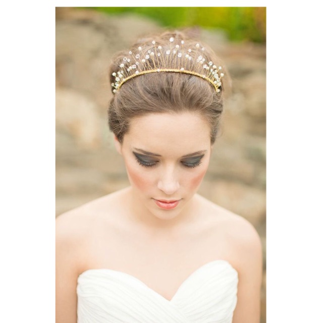 Vương miện princress phụ kiện cô dâu phụ kiện cưới