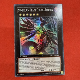 [Thẻ Bài Yugioh Chính Hãng] Number C5: Chaos Chimera Dragon