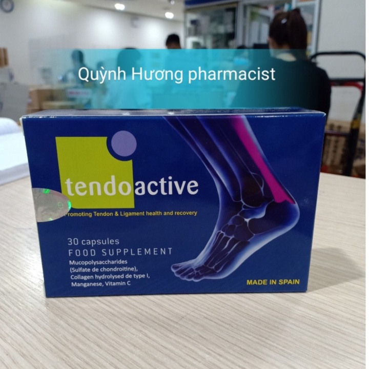 Viên uống TENDOACTIVE hộp 30 viên giúp nuôi dưỡng gân và dây chằng