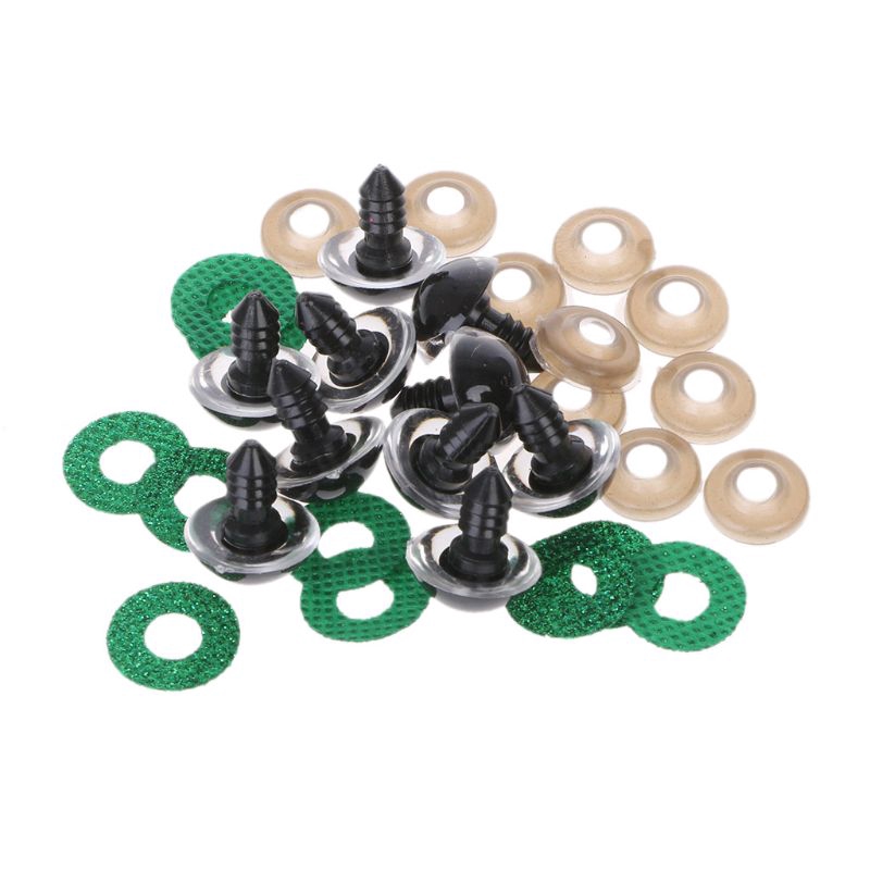 Set 10 Mắt Nhựa 16 20 24mm Cho Thú Nhồi Bông