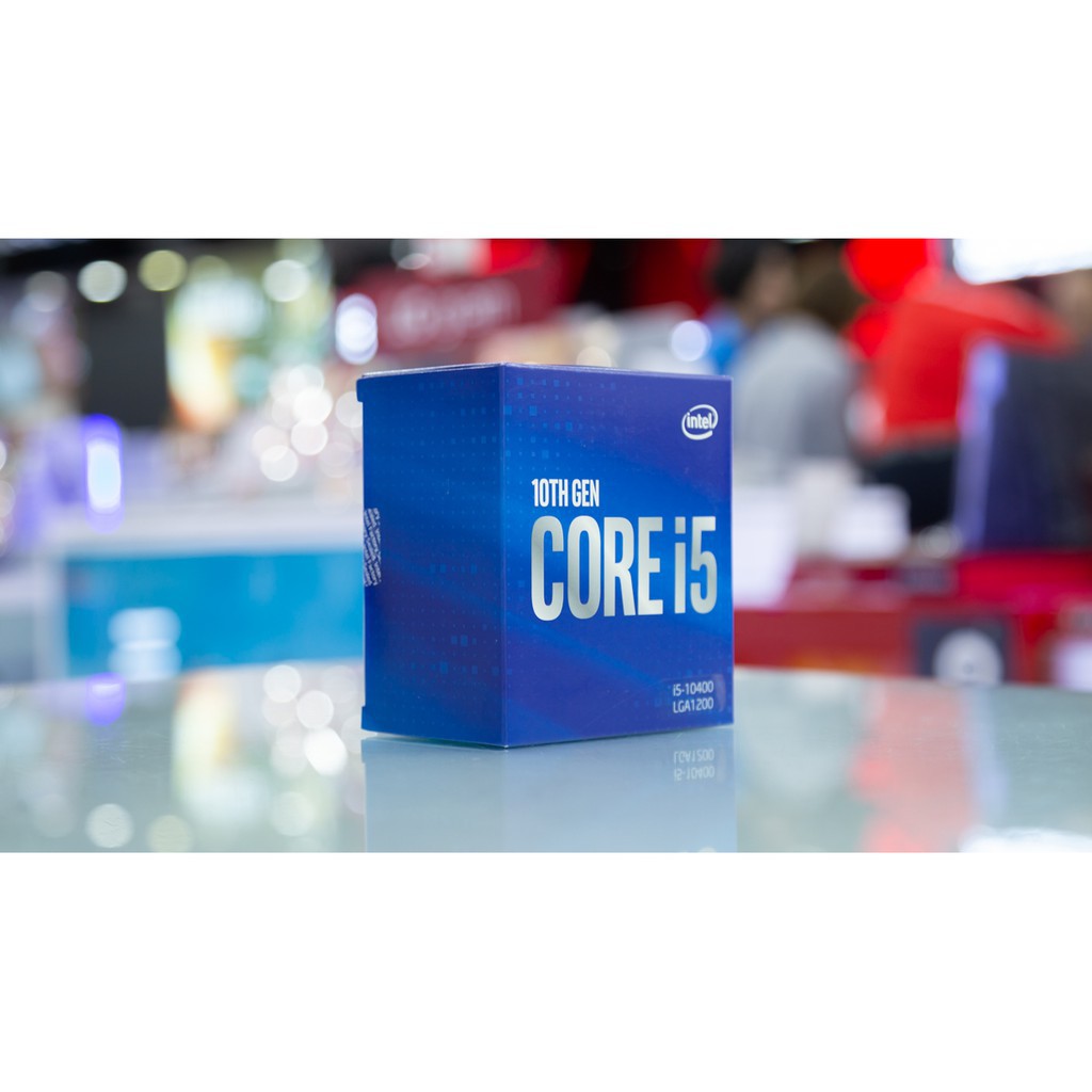 CPU Intel Core i5 10400 (2.9 GHz turbo up to 4.3 GHz, 6 core 12 Threads , 12MB Cache, 65W) - Full box nhập khẩu