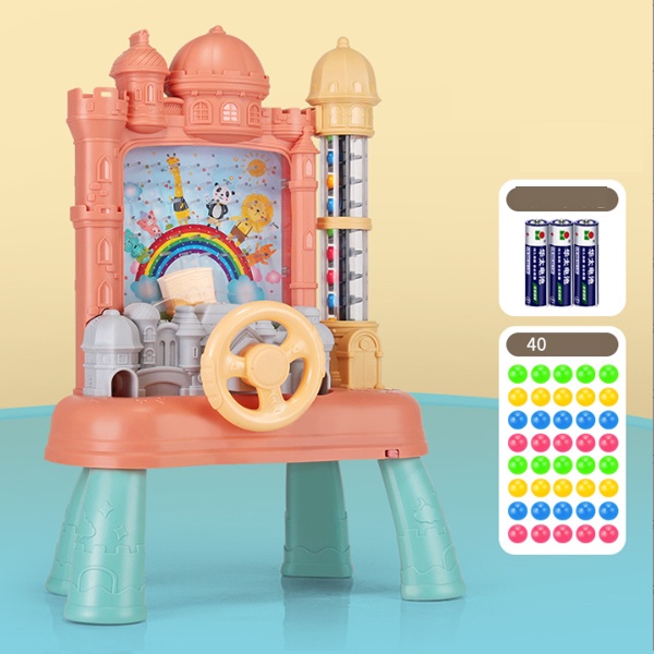 Máy Bắn Bóng 40 Bóng Kèm Pin Sạc Điện và Vô Lăng Điều Khiển Dễ Dàng Được Bé Yêu Thích