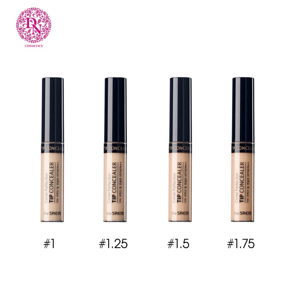 Kem che khuyết điểm The Saem Cover Perfection Tip Concealer SPF28 PA++ 6.5g | BigBuy360 - bigbuy360.vn