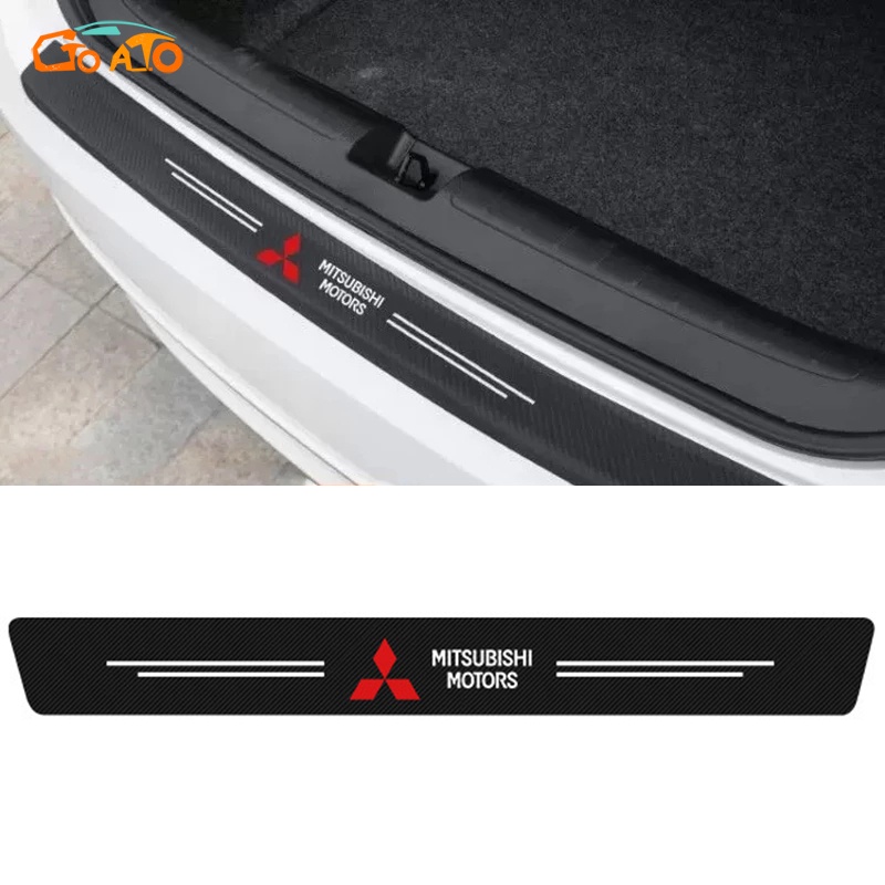 GTIOATO 1 Chiếc Sợi Carbon Dán Xe Dán Cốp Xe Hơi DáN ChốNg XưỚC Ô Tô Bảo Vệ Cốp Sau Xe Hơi Phụ KiệN Ô Tô Cho Mitsubishi Xpander Attrage Outlander Mirage Triton Pajero Xpander Cross