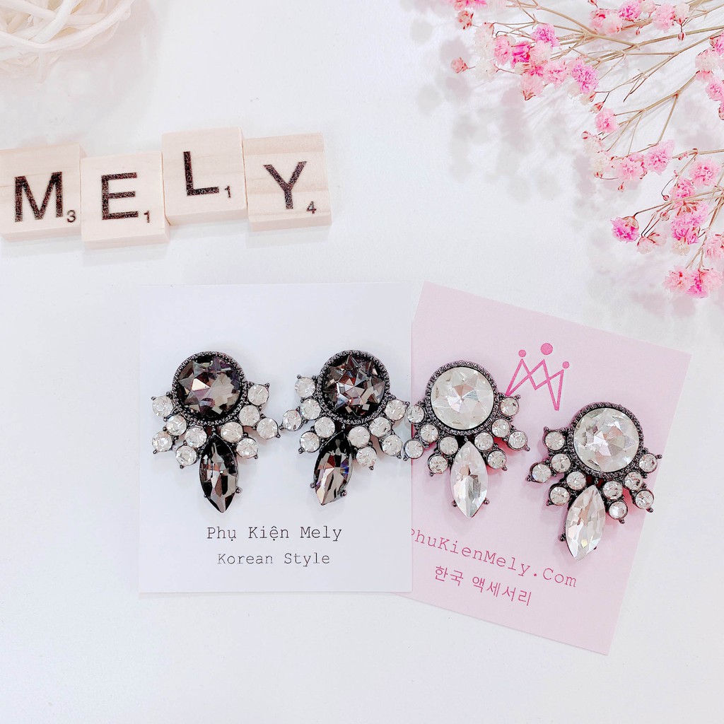 MELY - BÔNG TAI ĐÍNH ĐÁ 031